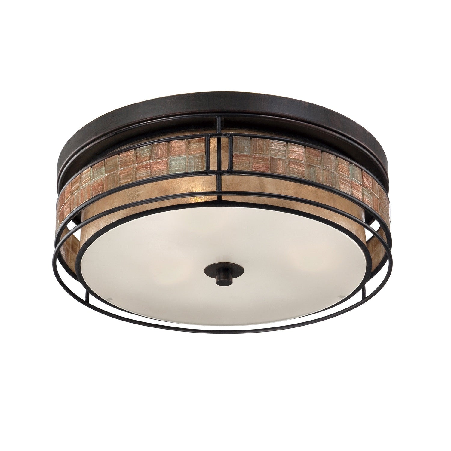 Quoizel - MCLG1616RC - Three Light Flush Mount - Laguna - Renaissance Copper