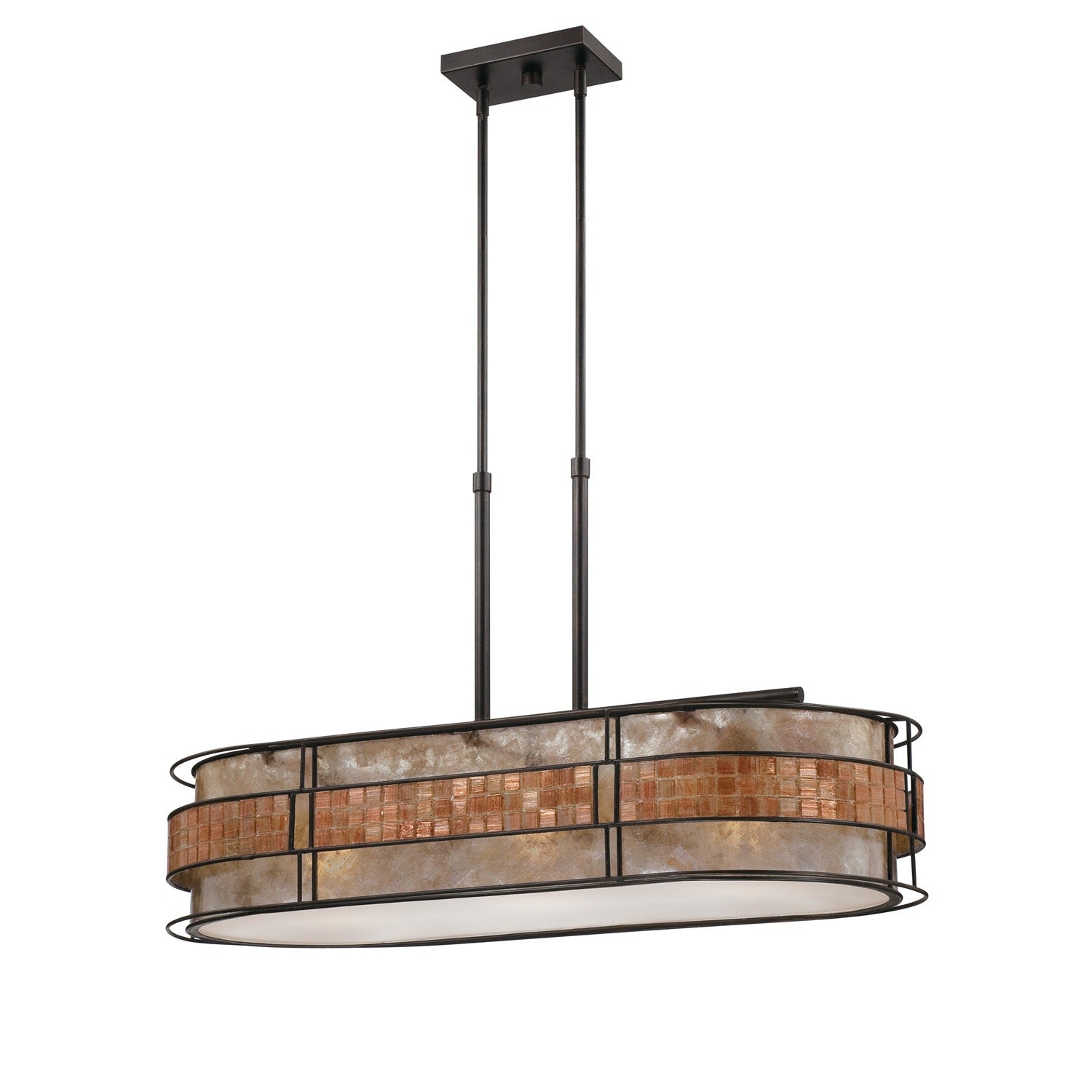 Quoizel - MCLG337RC - Three Light Island Chandelier - Laguna - Renaissance Copper