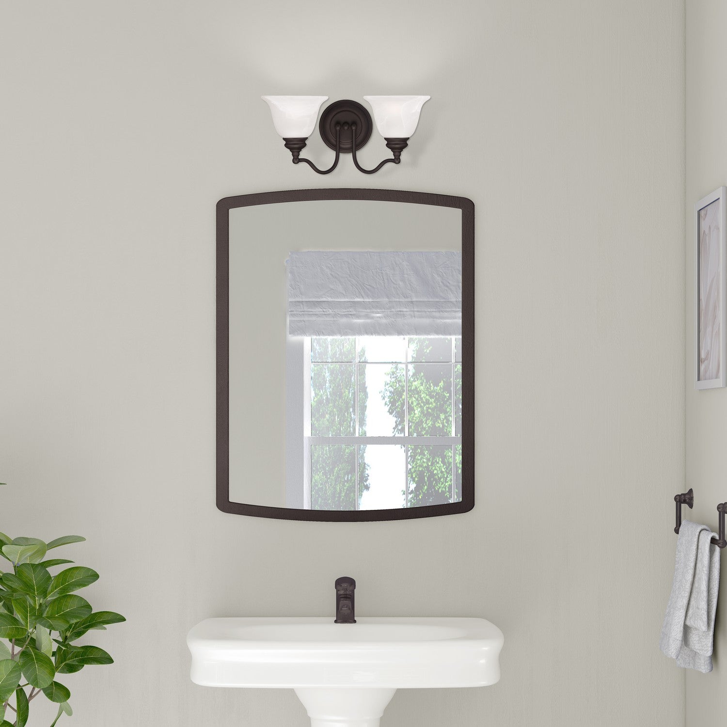 Livex Lighting - 1352-07 - Two Light Bath Vanity - Essex - Bronze