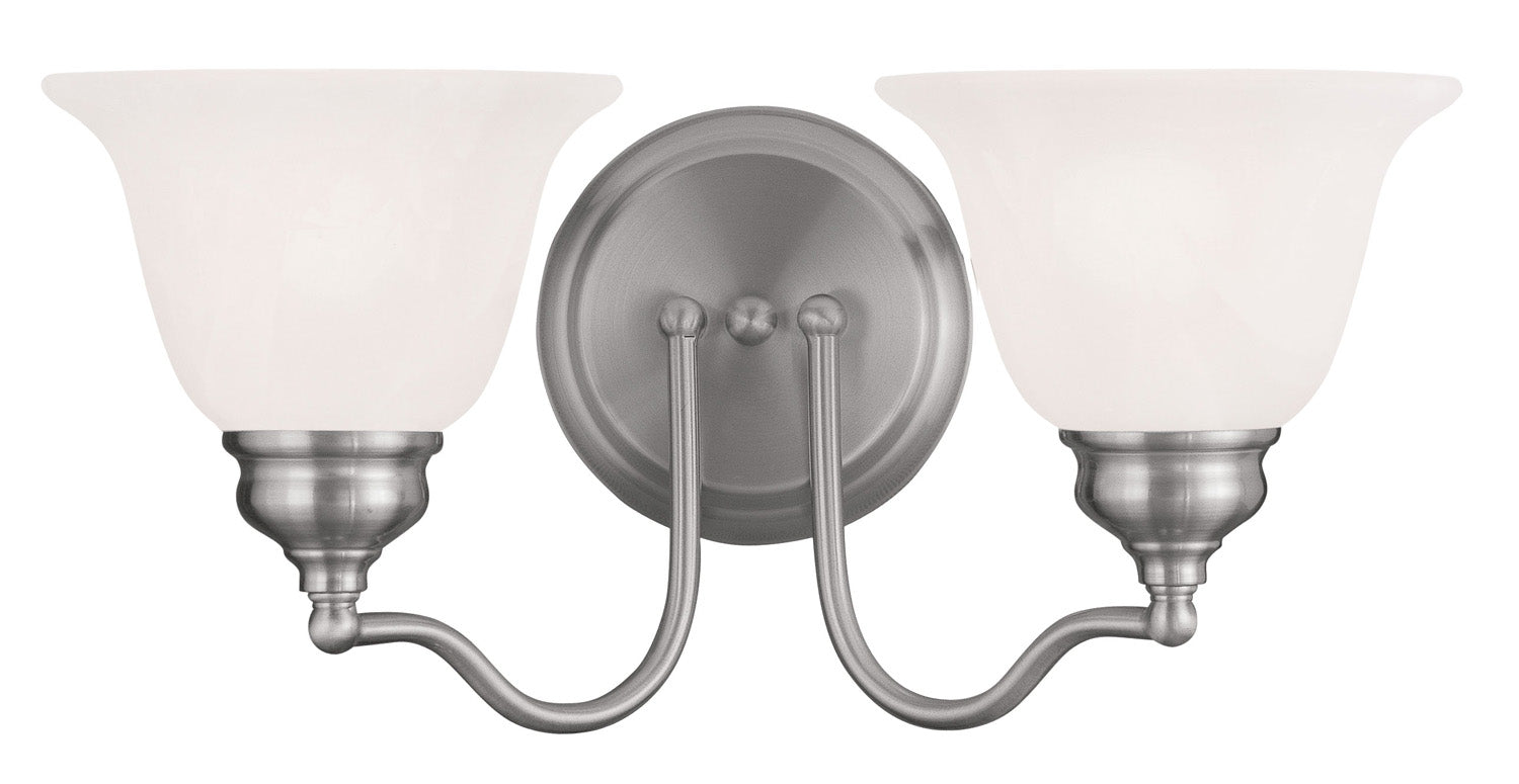 Livex Lighting - 1352-91 - Two Light Bath Vanity - Essex - Brushed Nickel