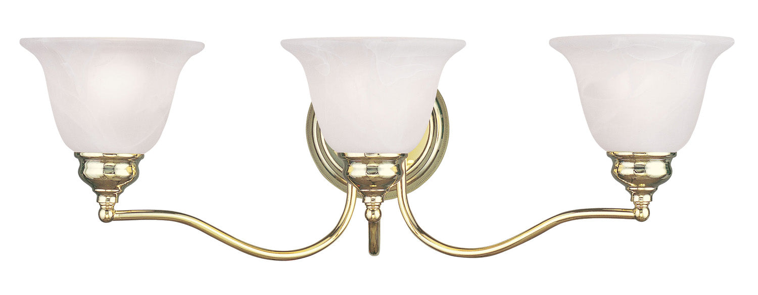 Livex Lighting - 1353-02 - Three Light Bath Vanity - Essex - Polished Brass