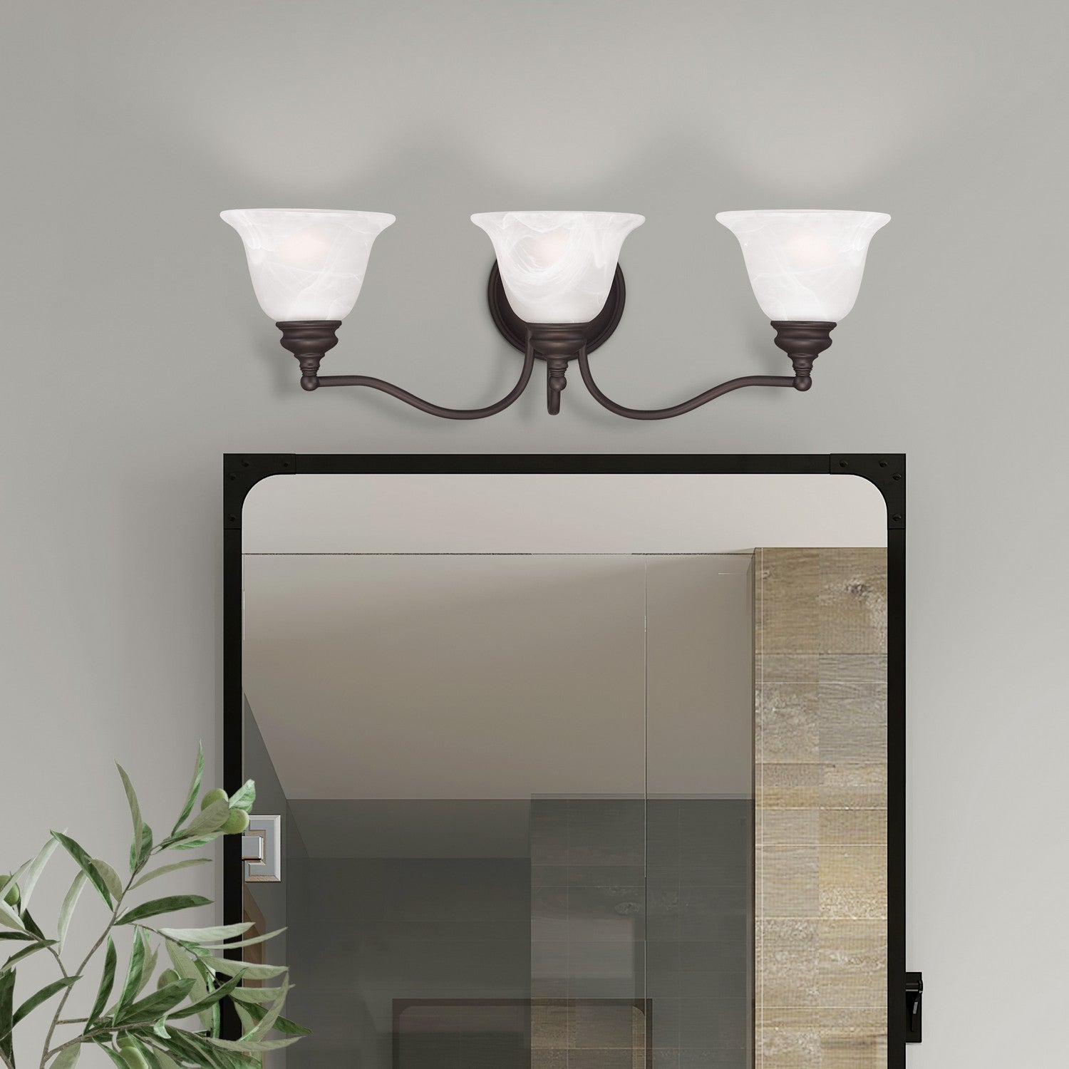 Livex Lighting - 1353-07 - Three Light Bath Vanity - Essex - Bronze