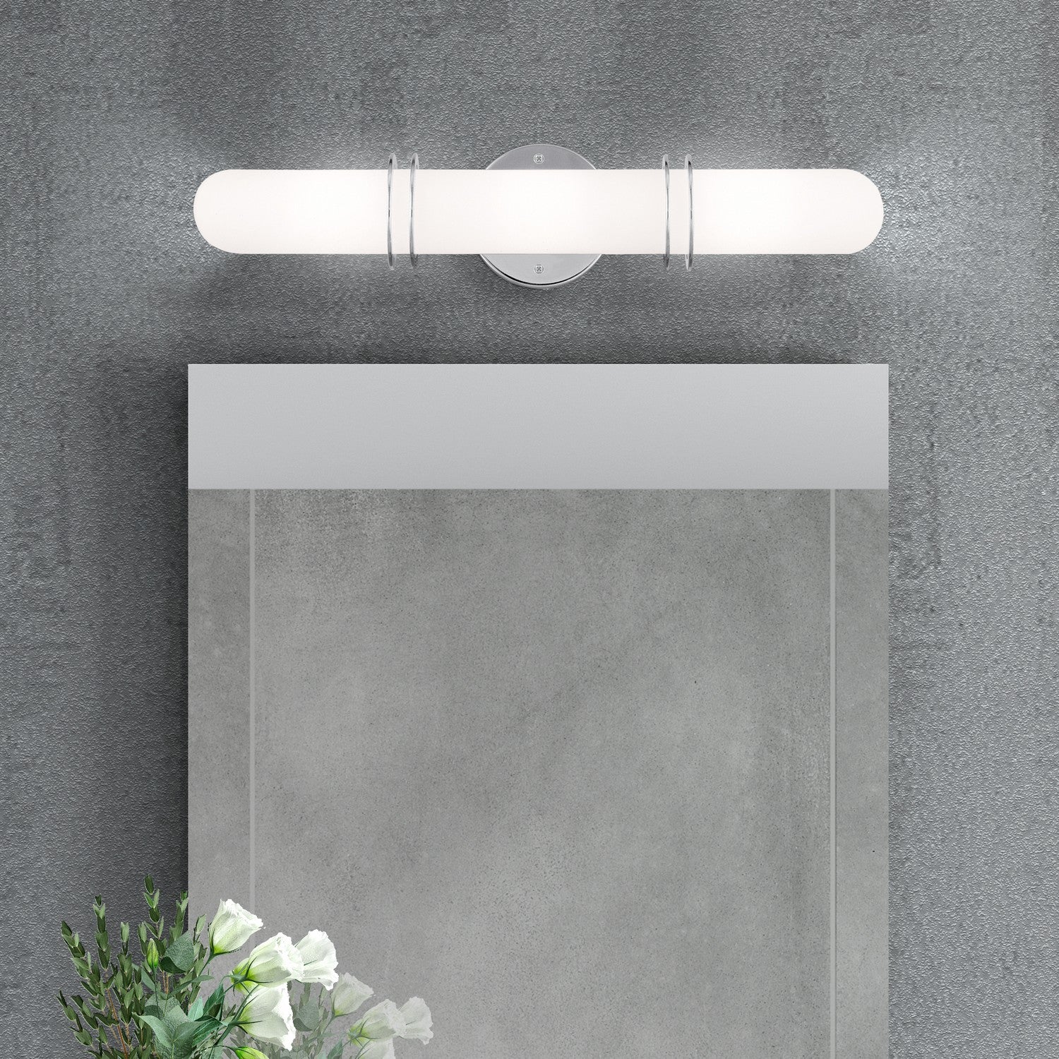 Livex Lighting - 1903-05 - Three Light Bath Vanity - Pelham - Polished Chrome