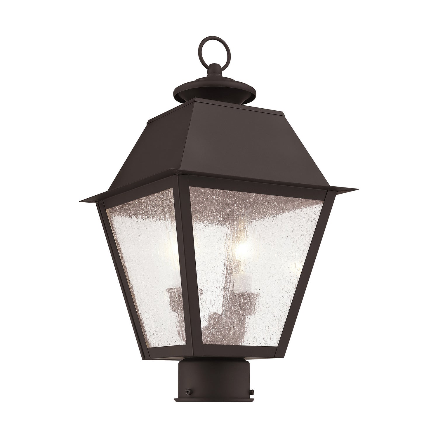 Livex Lighting - 2166-07 - Two Light Outdoor Post Lantern - Mansfield - Bronze