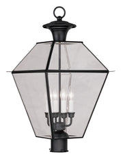 Livex Lighting - 2388-04 - Four Light Outdoor Post Lantern - Westover - Black
