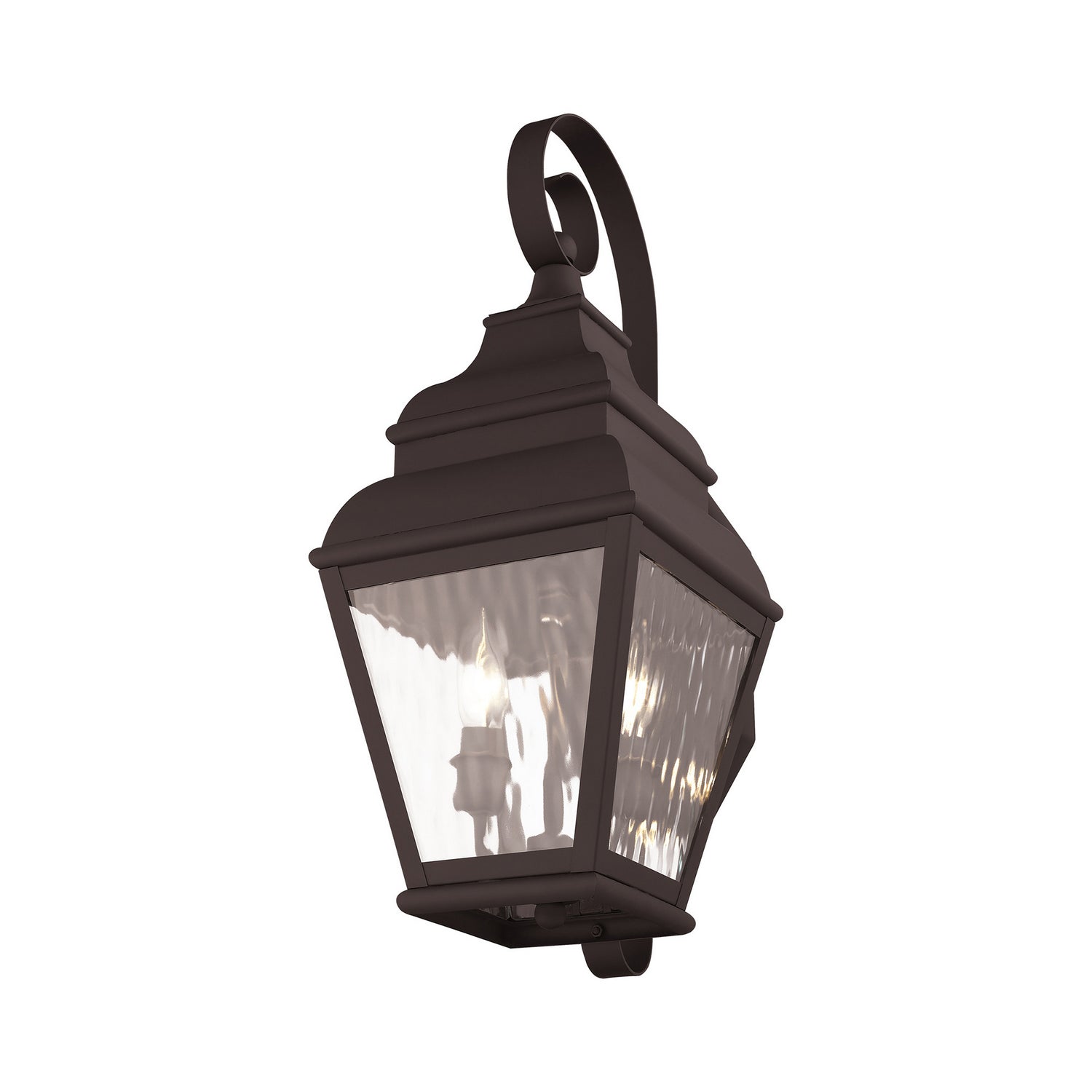 Livex Lighting - 2602-07 - Two Light Outdoor Wall Lantern - Exeter - Bronze
