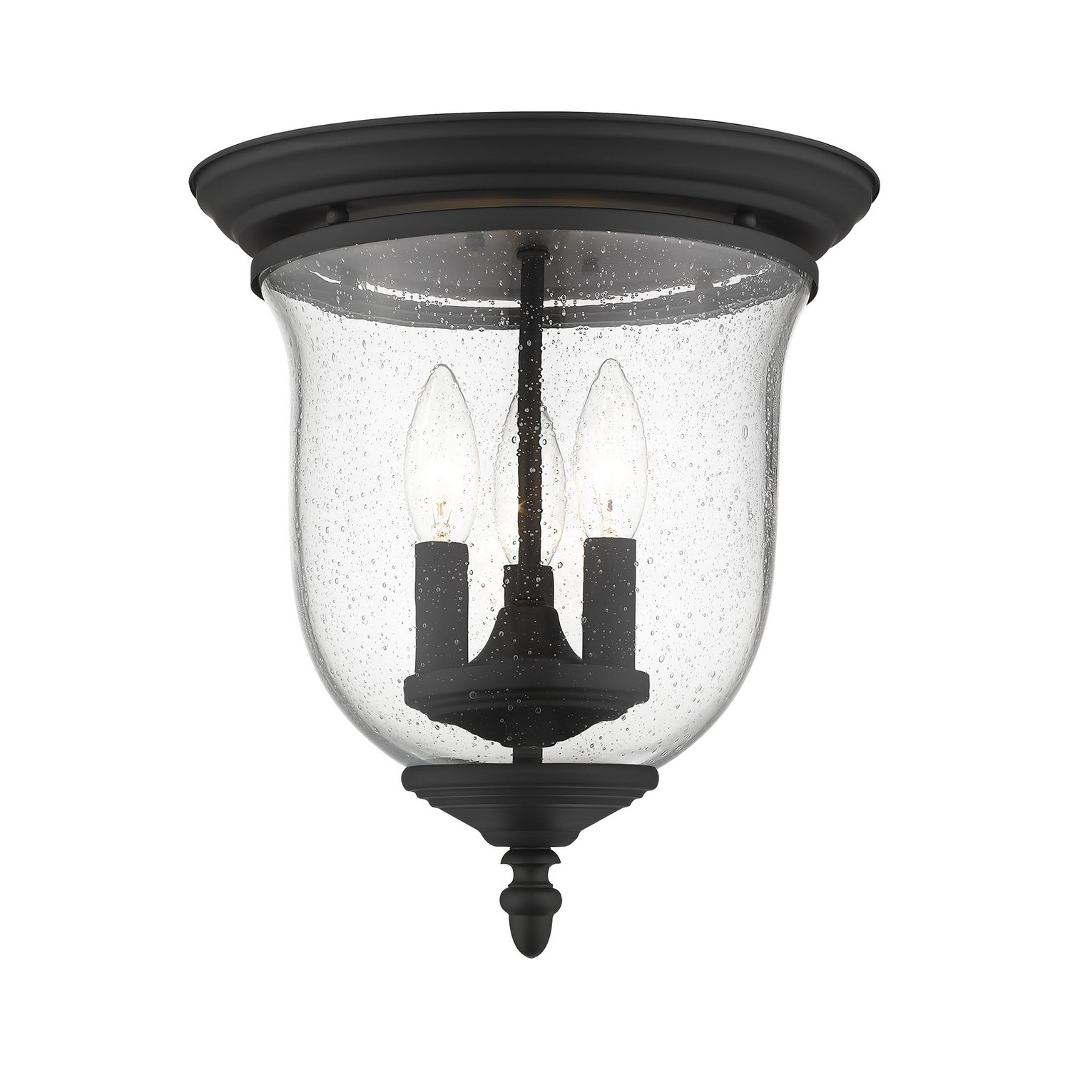 Livex Lighting - 5024-04 - Three Light Ceiling Mount - Legacy - Black