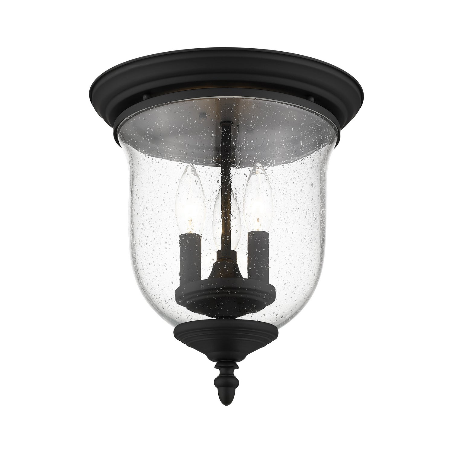 Livex Lighting - 5024-04 - Three Light Ceiling Mount - Legacy - Black