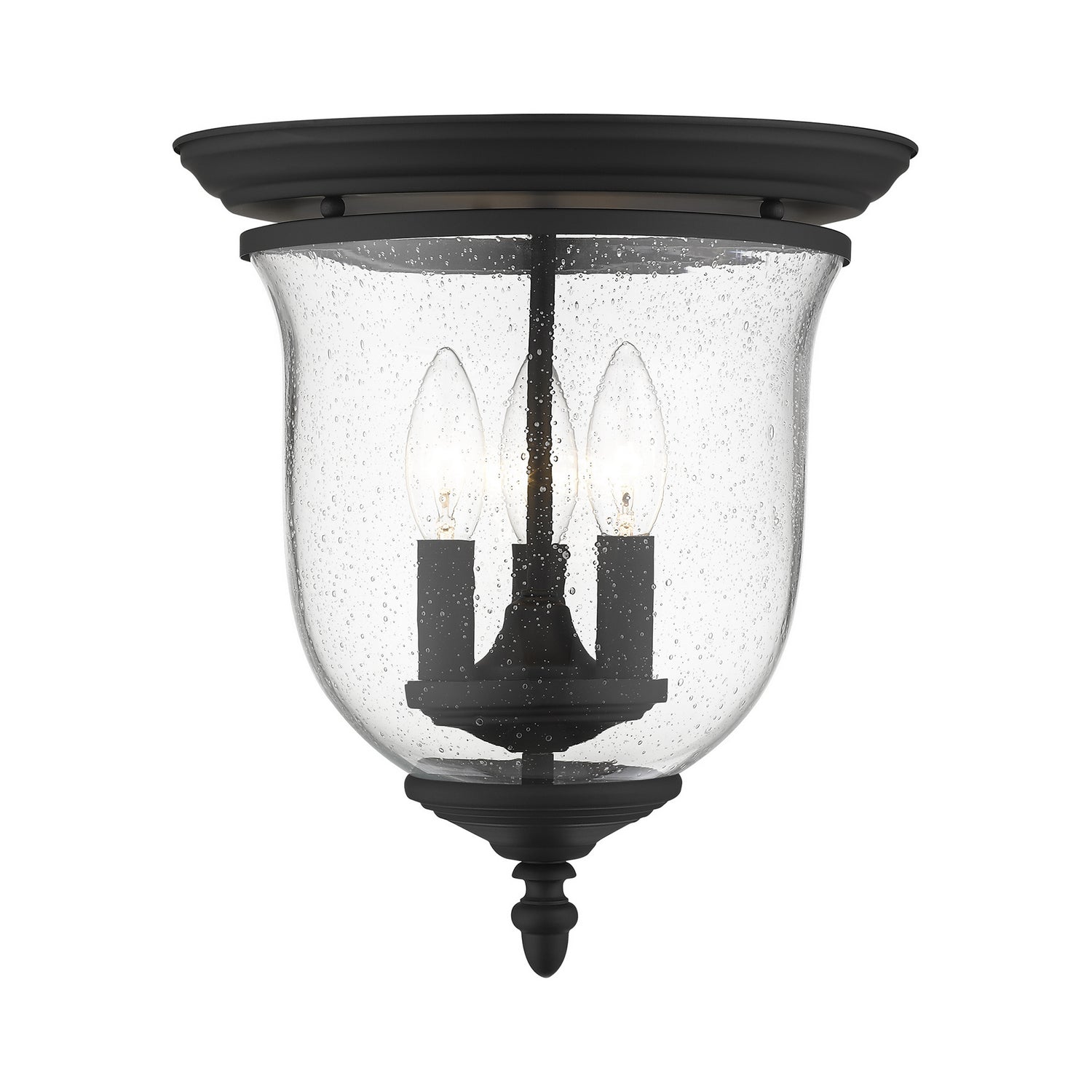 Livex Lighting - 5024-04 - Three Light Ceiling Mount - Legacy - Black