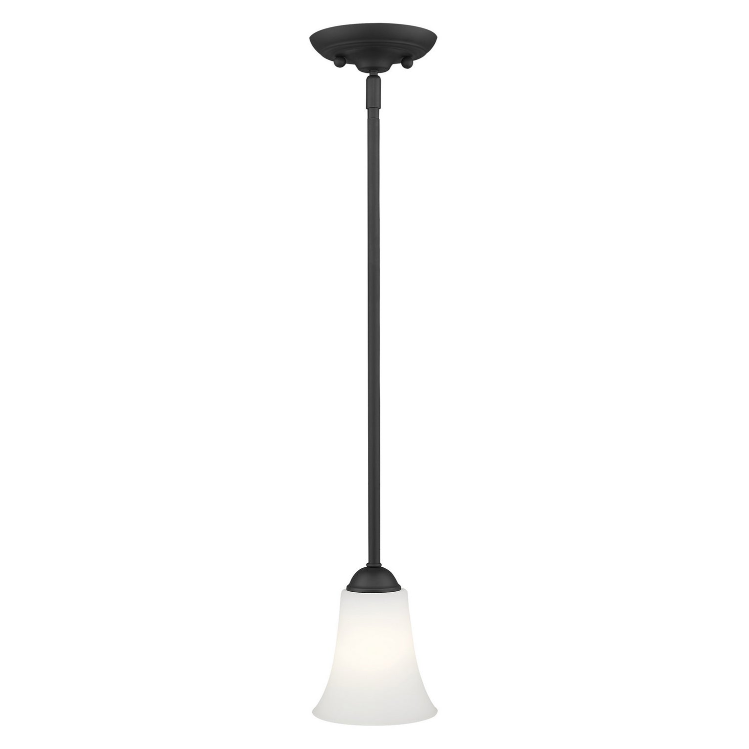 Livex Lighting - 6460-04 - One Light Mini Pendant - Ridgedale - Black