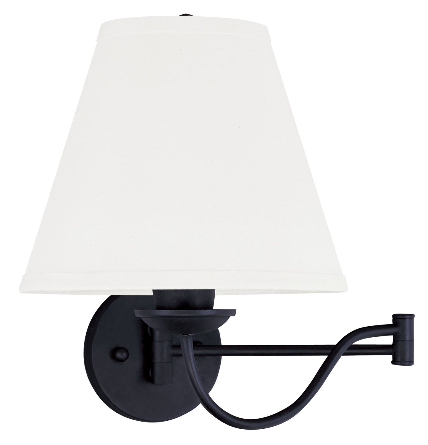 Livex Lighting - 6471-04 - One Light Swing Arm Wall Lamp - Swing Arm Wall Lamps - Black