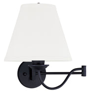 Livex Lighting - 6471-04 - One Light Swing Arm Wall Lamp - Swing Arm Wall Lamps - Black