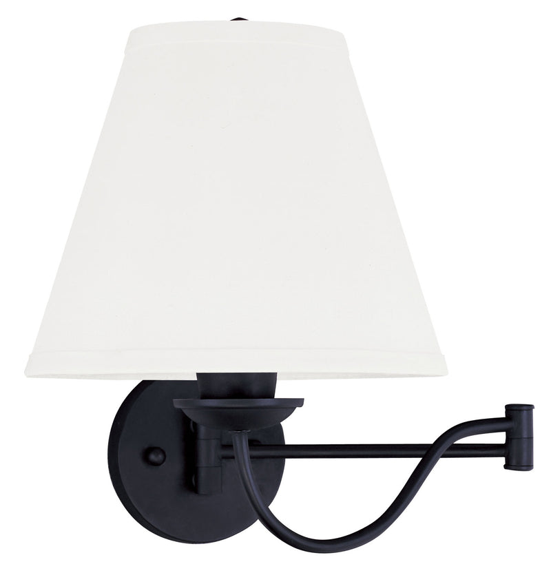 Livex Lighting - 6471-04 - One Light Swing Arm Wall Lamp - Swing Arm Wall Lamps - Black