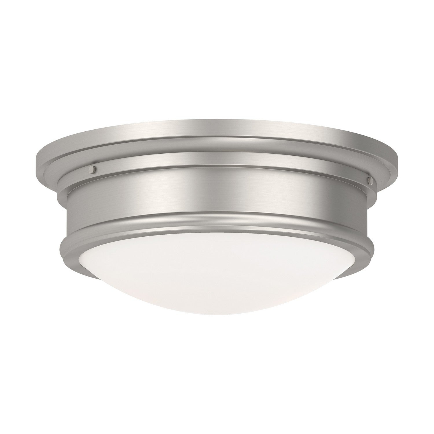 Livex Lighting - 7342-91 - Two Light Ceiling Mount - Astor - Brushed Nickel