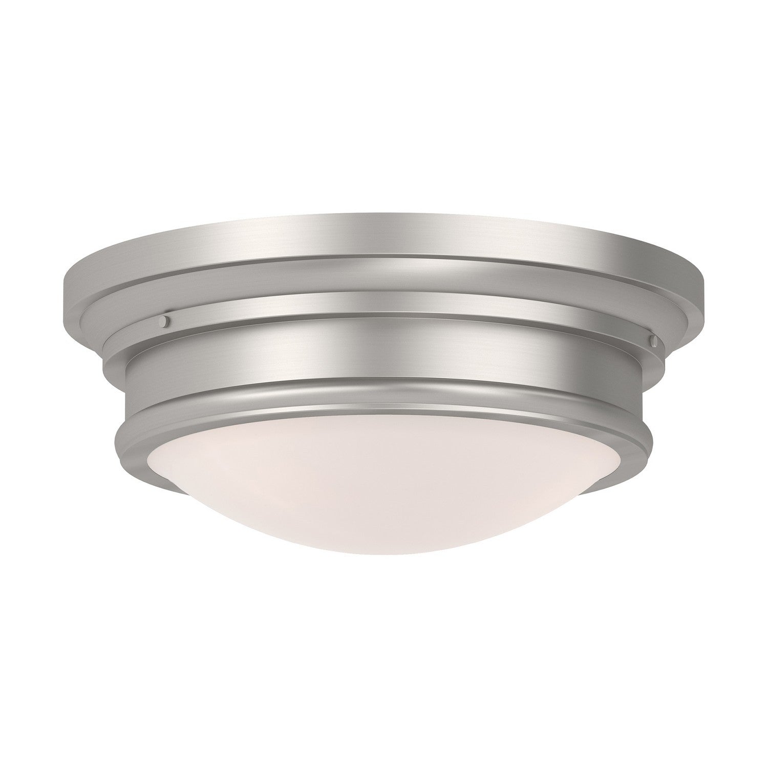 Livex Lighting - 7343-91 - Three Light Ceiling Mount - Astor - Brushed Nickel
