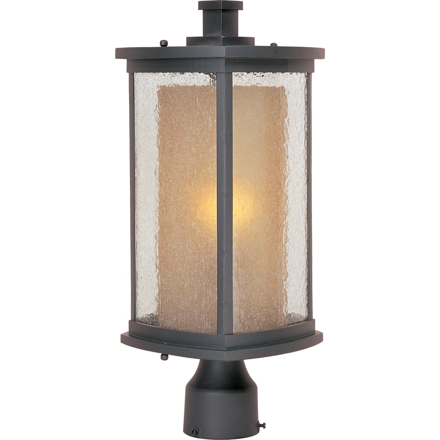 Maxim - 3150CDWSBZ - One Light Outdoor Pole/Post Lantern - Bungalow - Bronze