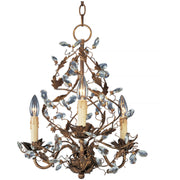 Maxim - 2850EG - Three Light Chandelier - Elegante - Etruscan Gold
