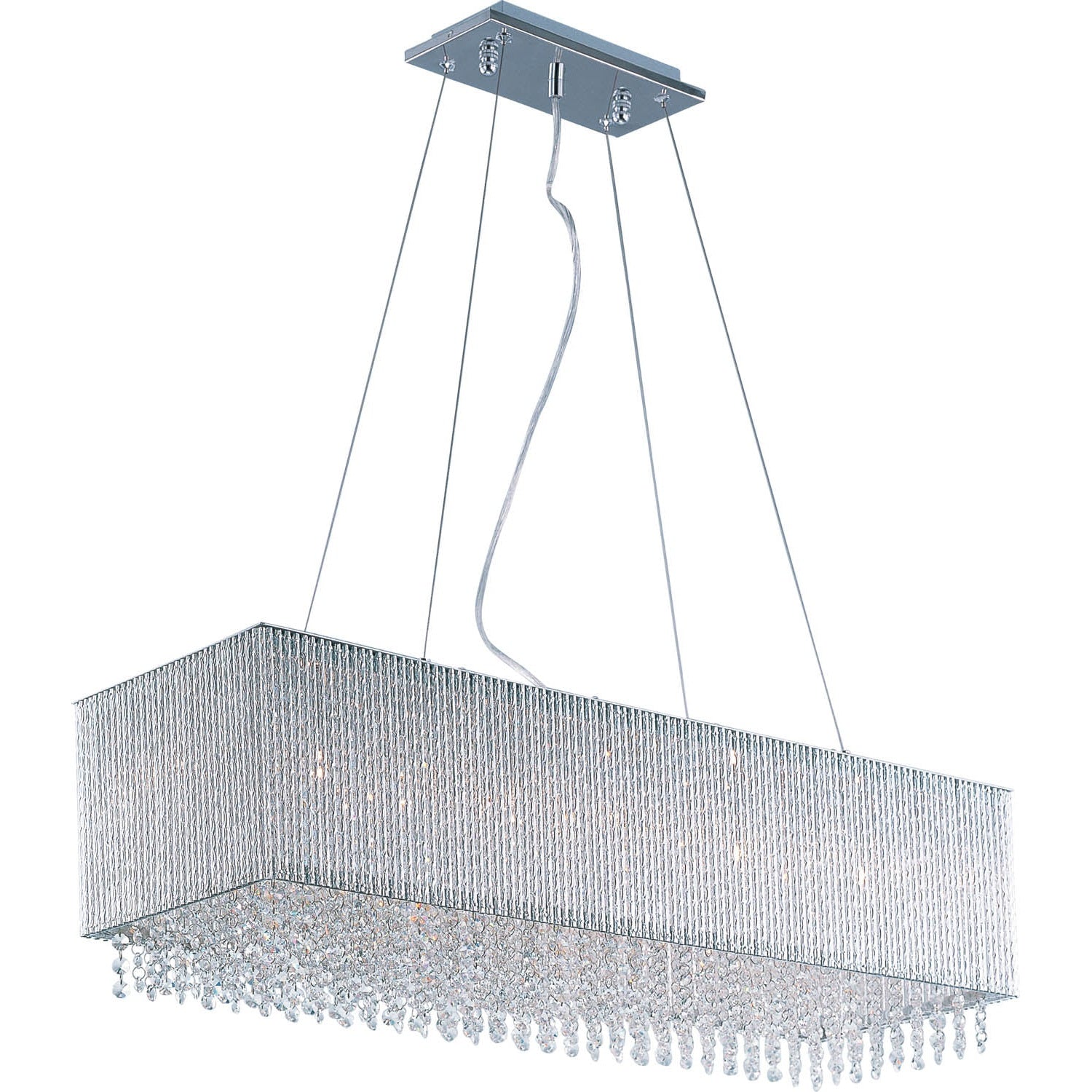 ET2 - E23146-10PC - LED Pendant - Spiral - Polished Chrome