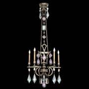 Fine Art Handcrafted Lighting - 719440-1ST - Five Light Chandelier - Encased Gems - Silver