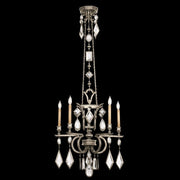 Fine Art Handcrafted Lighting - 719440-3ST - Five Light Chandelier - Encased Gems - Silver
