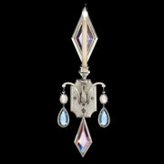 Fine Art Handcrafted Lighting - 728750-1ST - One Light Wall Sconce - Encased Gems - Silver
