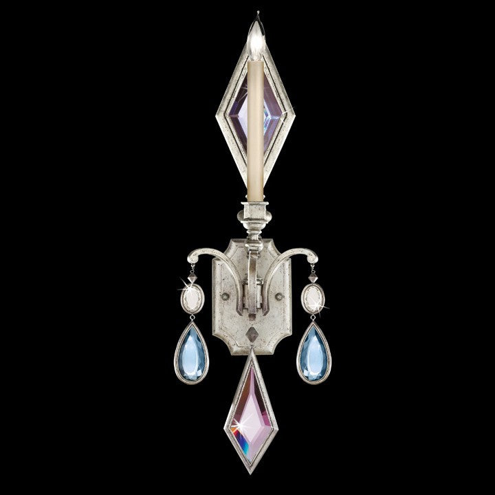 Fine Art Handcrafted Lighting - 728750-1ST - One Light Wall Sconce - Encased Gems - Silver