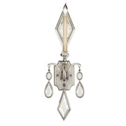 Fine Art Handcrafted Lighting - 728750-3ST - One Light Wall Sconce - Encased Gems - Silver