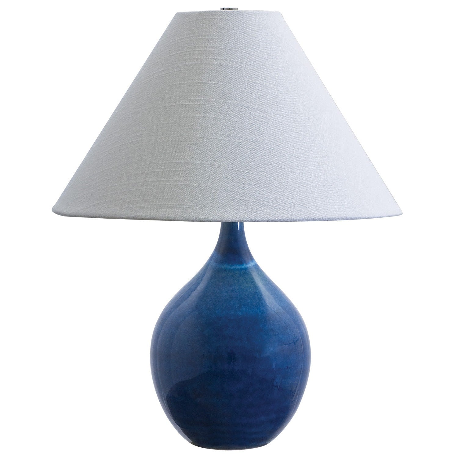 House of Troy - GS200-BG - One Light Table Lamp - Scatchard - Blue Gloss