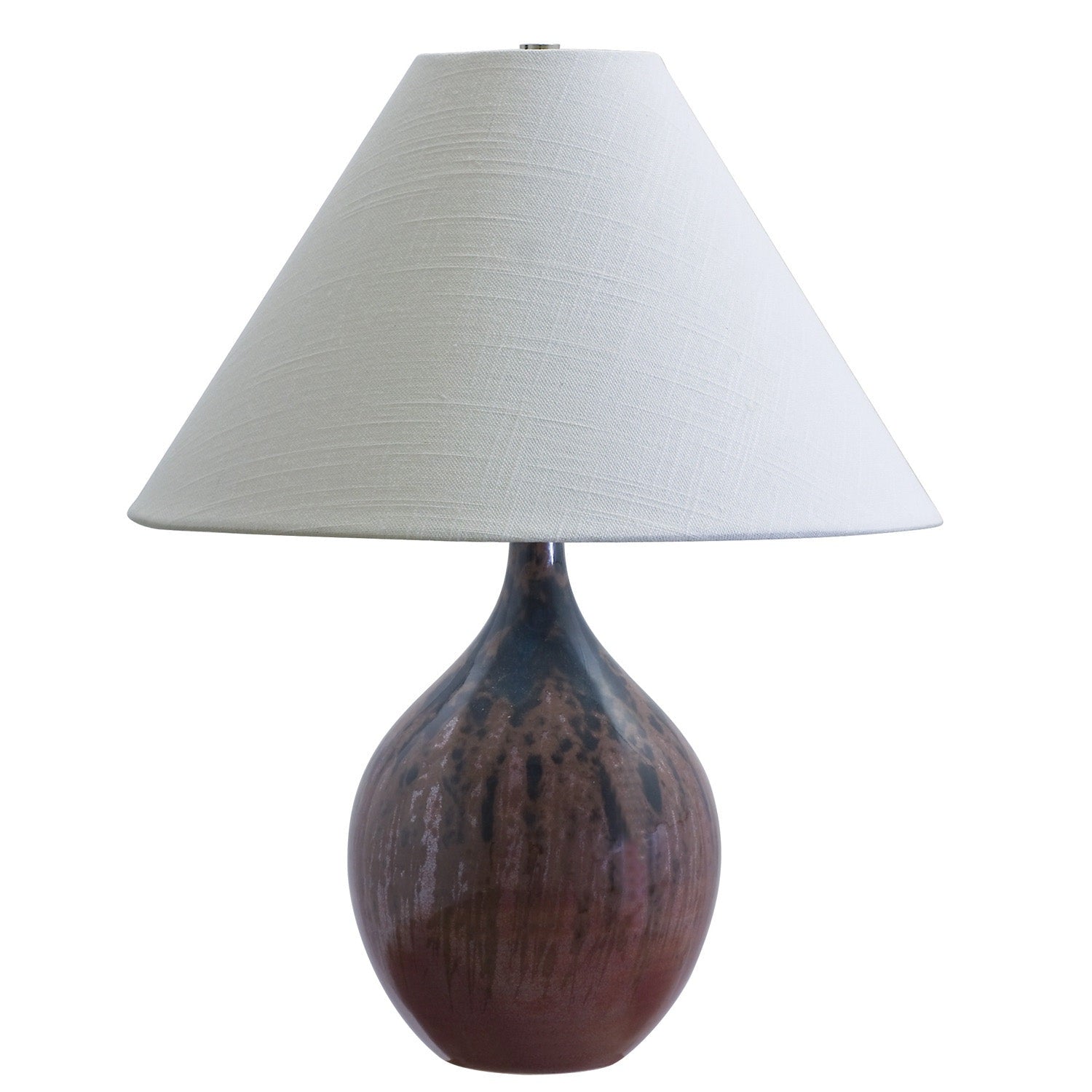House of Troy - GS200-DR - One Light Table Lamp - Scatchard - Decorated Red