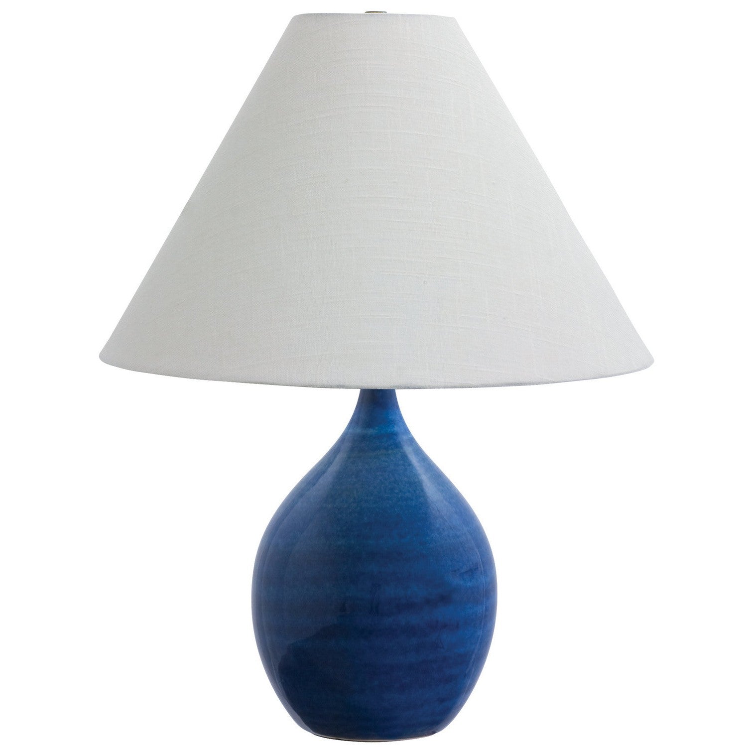House of Troy - GS300-BG - One Light Table Lamp - Scatchard - Blue Gloss
