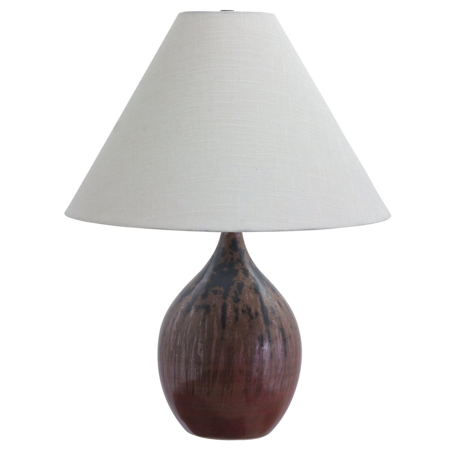 House of Troy - GS300-DR - One Light Table Lamp - Scatchard - Decorated Red