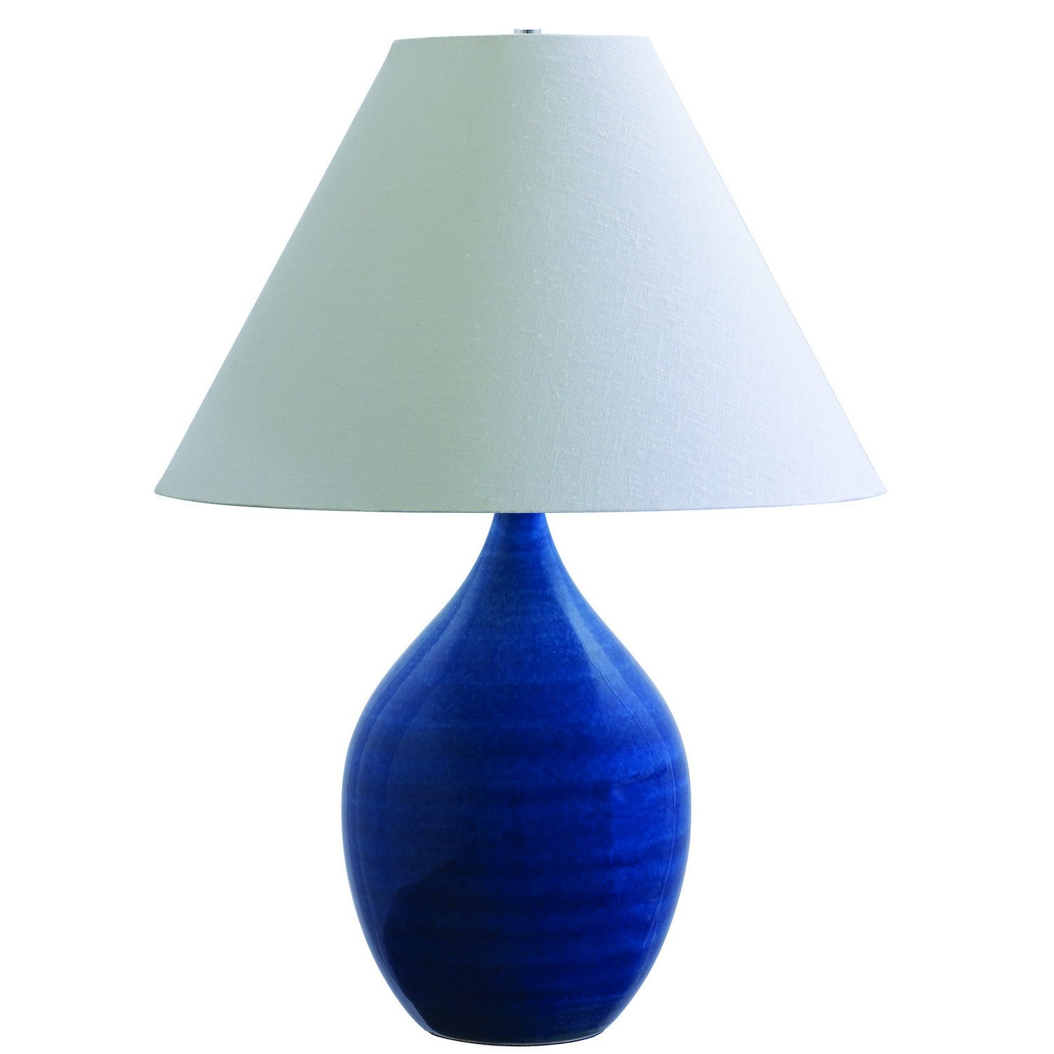 House of Troy - GS400-BG - One Light Table Lamp - Scatchard - Blue Gloss