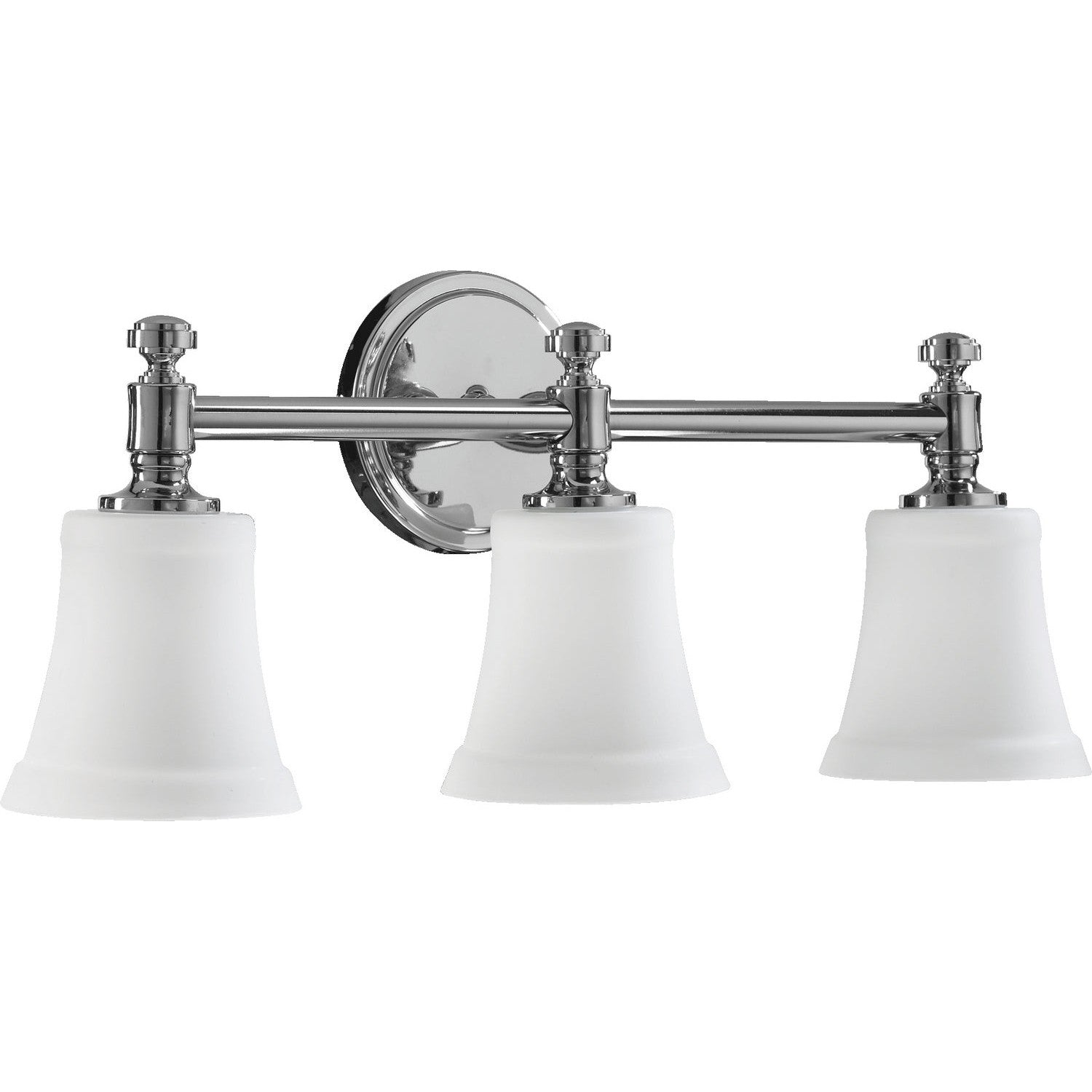 Quorum - 5122-3-14 - Three Light Vanity Light - 5122 Satin Opal Vanities - Chrome