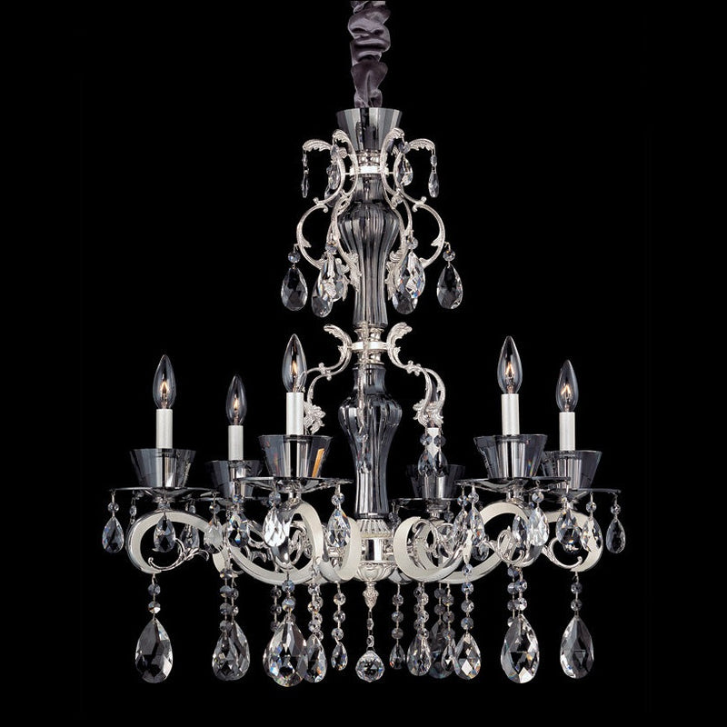 Allegri - 10096-017-FR001 - Six Light Chandelier - Locatelli - Silver