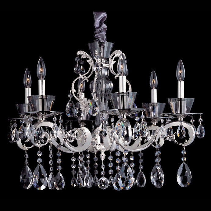 Allegri - 10098-017-FR001 - Six Light Chandelier - Locatelli - Silver