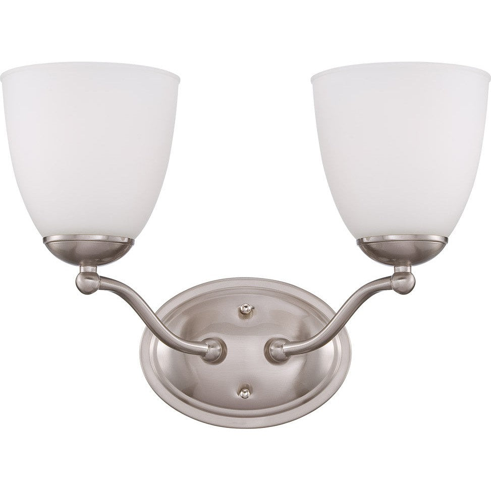 Nuvo Lighting - 60-5032 - Two Light Vanity - Patton - Brushed Nickel