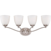 Nuvo Lighting - 60-5034 - Four Light Vanity - Patton - Brushed Nickel