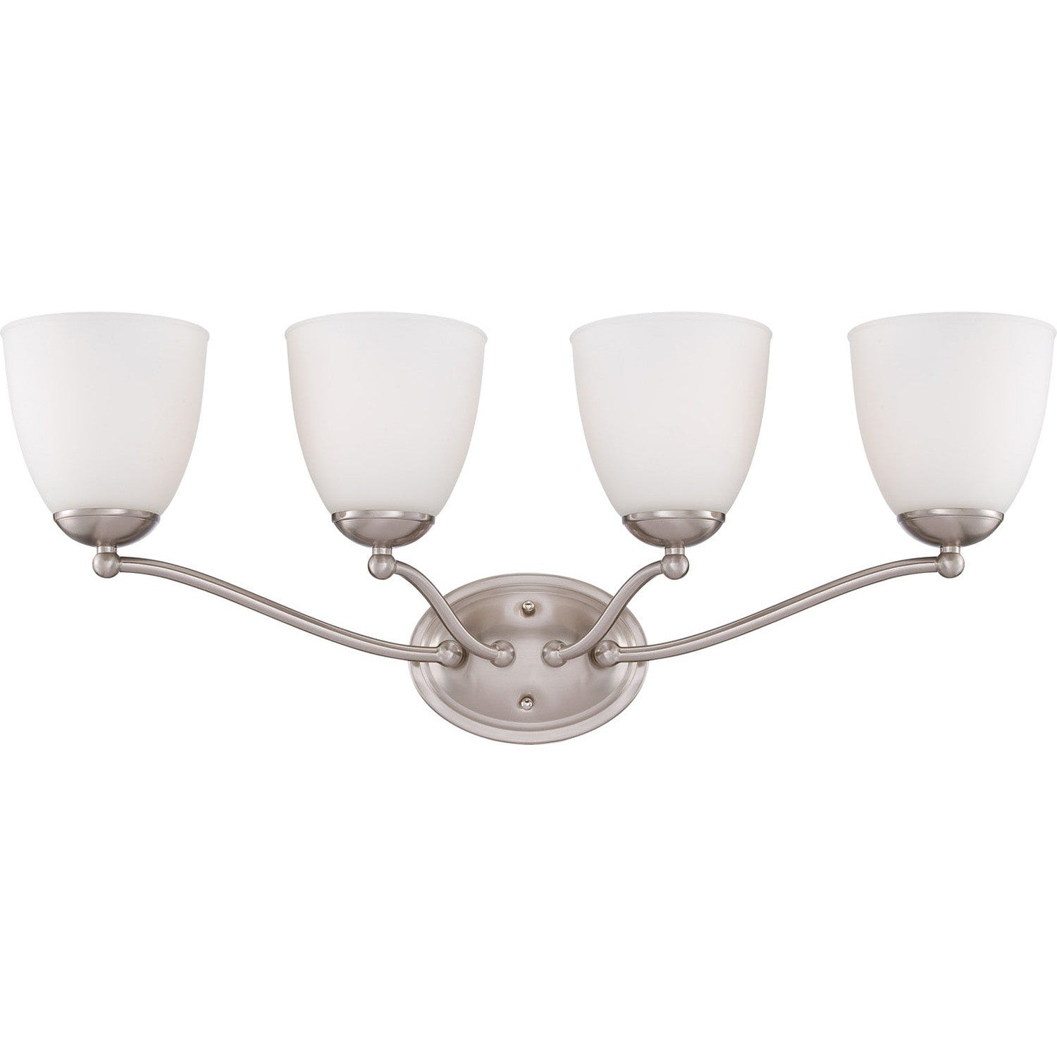 Nuvo Lighting - 60-5034 - Four Light Vanity - Patton - Brushed Nickel