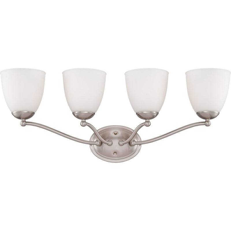 Nuvo Lighting - 60-5034 - Four Light Vanity - Patton - Brushed Nickel