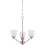 Nuvo Lighting - 60-5036 - Three Light Chandelier - Patton - Brushed Nickel