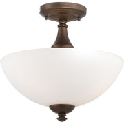 Nuvo Lighting - 60-5144 - Three Light Semi Flush Mount - Patton - Prairie Bronze