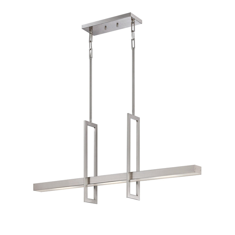 Nuvo Lighting - 62-136 - LED Island Pendant - Frame - Brushed Nickel