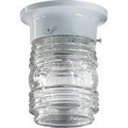 Quorum - 3009-3-6 - One Light Ceiling Mount - Jelly Jars - White