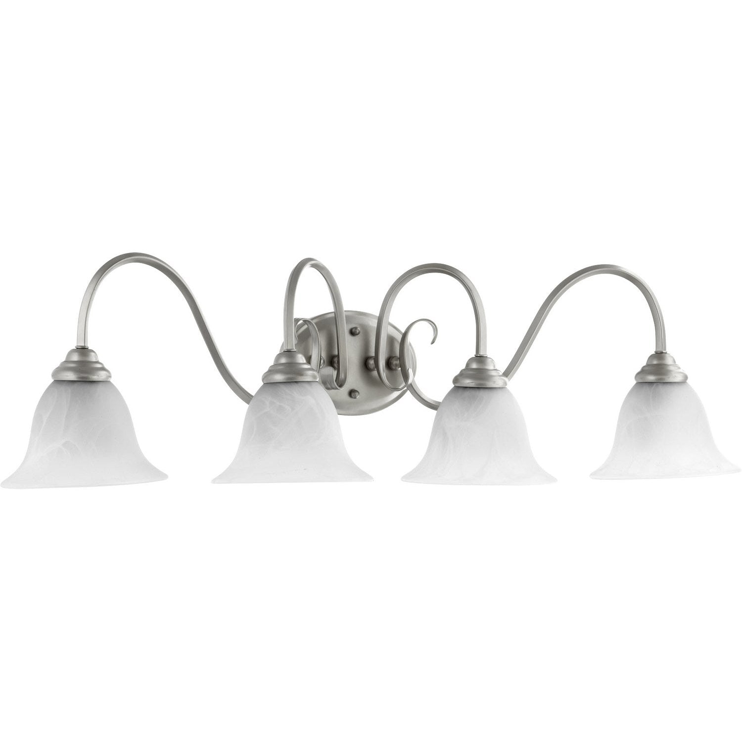 Quorum - 5110-4-64 - Four Light Vanity - Spencer - Classic Nickel