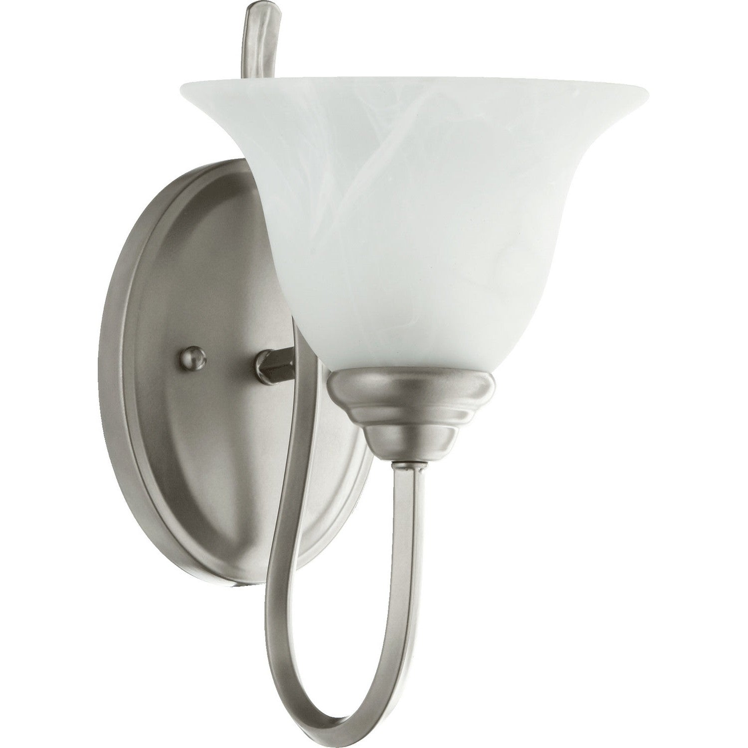 Quorum - 5510-1-64 - One Light Wall Mount - Spencer - Classic Nickel