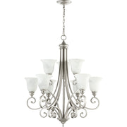 Quorum - 6154-9-64 - Nine Light Chandelier - Bryant - Classic Nickel