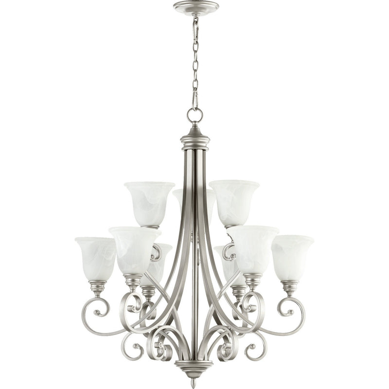 Quorum - 6154-9-64 - Nine Light Chandelier - Bryant - Classic Nickel