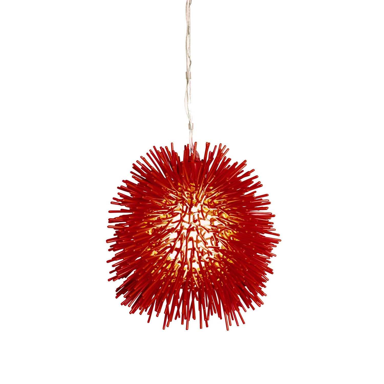 Varaluz - 169M01RE - One Light Mini Pendant - Urchin - Super Red