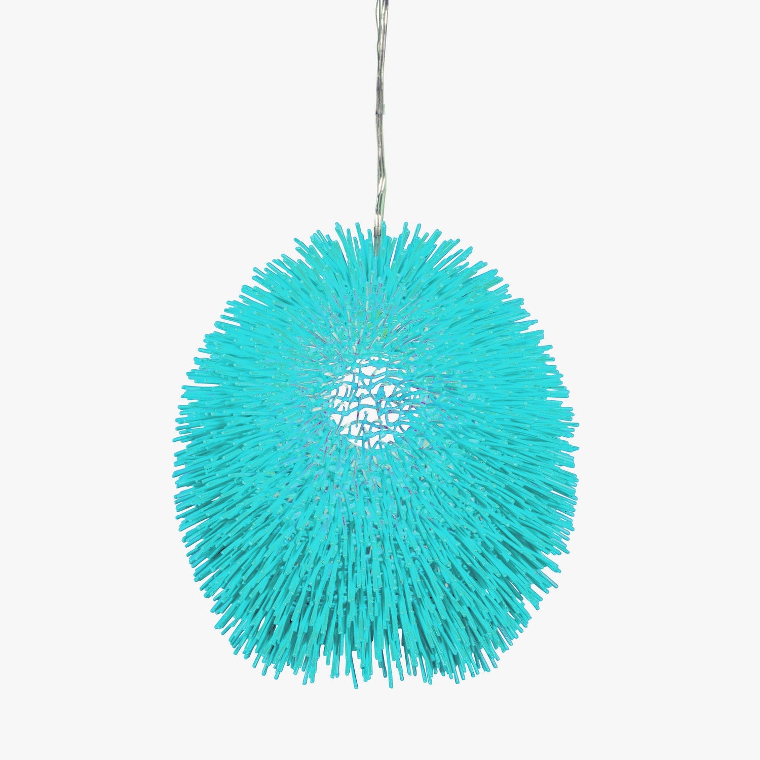 Varaluz - 169P01AQ - One Light Pendant - Urchin - Aqua Velvet