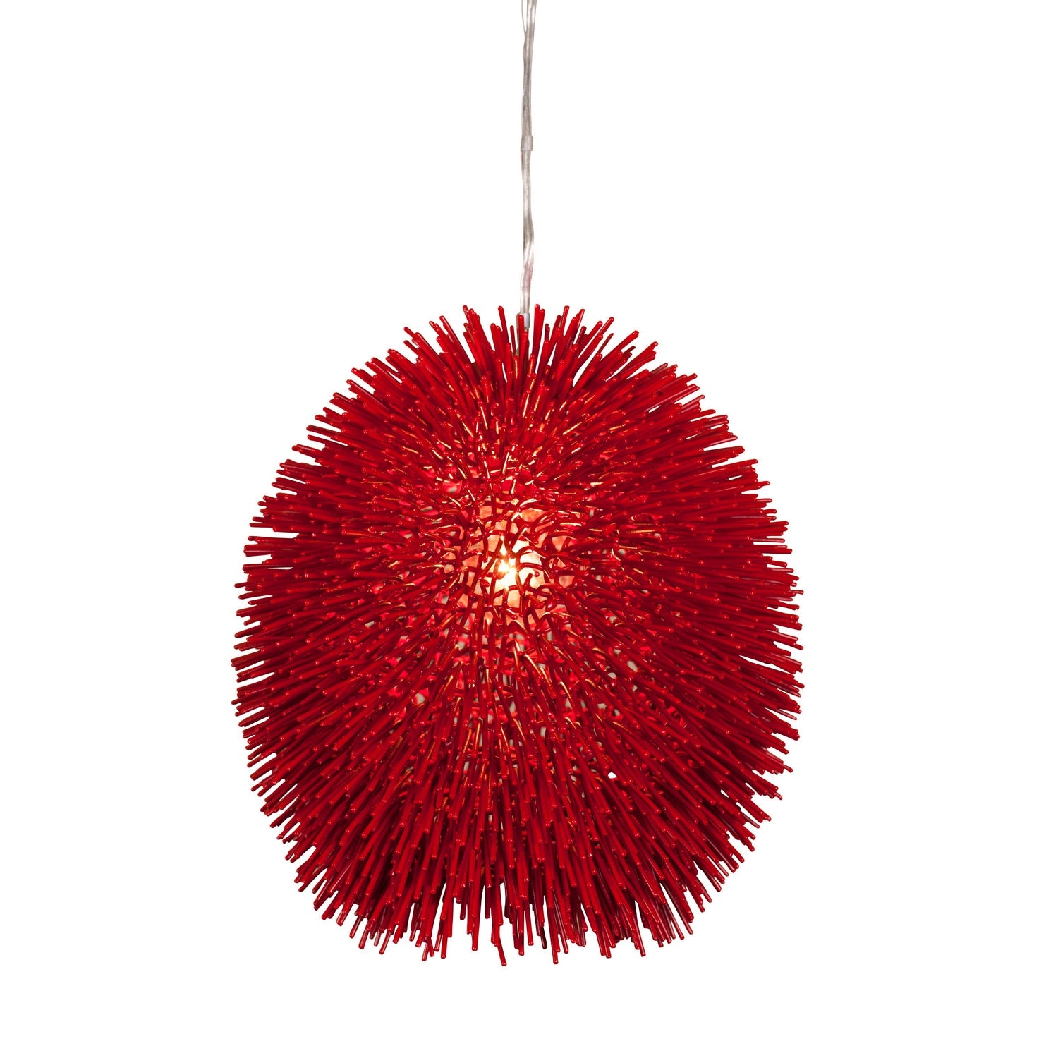 Varaluz - 169P01RE - One Light Pendant - Urchin - Super Red